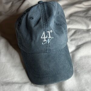 Adams Navy Blue Cap with Leather Strap